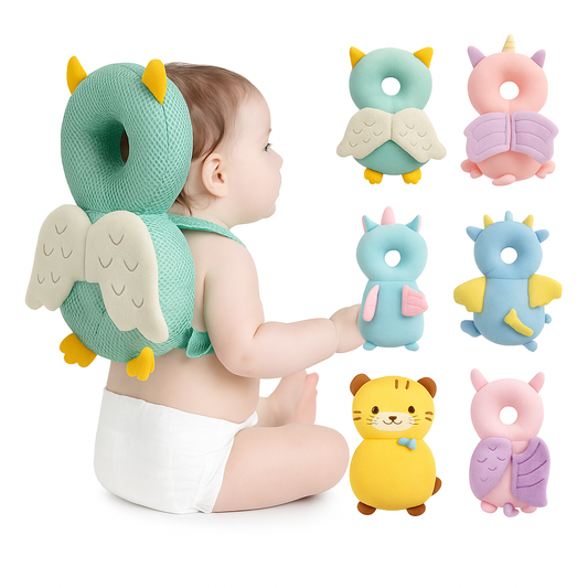 Baby Head Protector Pillow | Baby Safety | Buzzy Head Protector Pillow: Safety Meets StyleEnsure your little explorer is safe while they discover the world with the Buzzy Head Protector Pillow. Designed to absorb impact during those inevitable tumbles, th