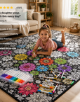 CreaCraft Blanket | DIY Colouring, Soft Plush 3