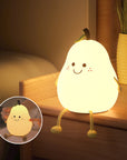 Pear Shaped Night Light With Soft Adjustable Glow 8