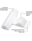 Safa Baby Pillow | Pediatrician-Recommended Anti-Roll Design, Memory Foam 6