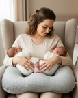 Tandem Haven Nursing Pillow | Ergonomic Support for Twins, Soft Fabric, Easy Care 0