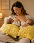 Tandem Haven Nursing Pillow | Ergonomic Support for Twins, Soft Fabric, Easy Care 14