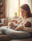 Tandem Haven Nursing Pillow | Ergonomic Support for Twins, Soft Fabric, Easy Care 2