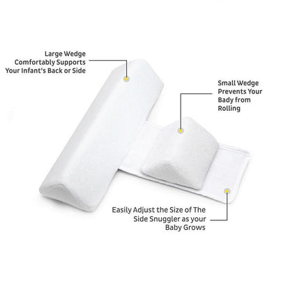 Baby Anti-Roll Pillow | Crib & Toddler Bed Accessories | Introducing the Safa Baby PillowThe Safa Baby Pillow is the ultimate solution for parents seeking safer sleep for their newborns. This pediatrician-recommended anti-roll pillow ensures your baby rem
