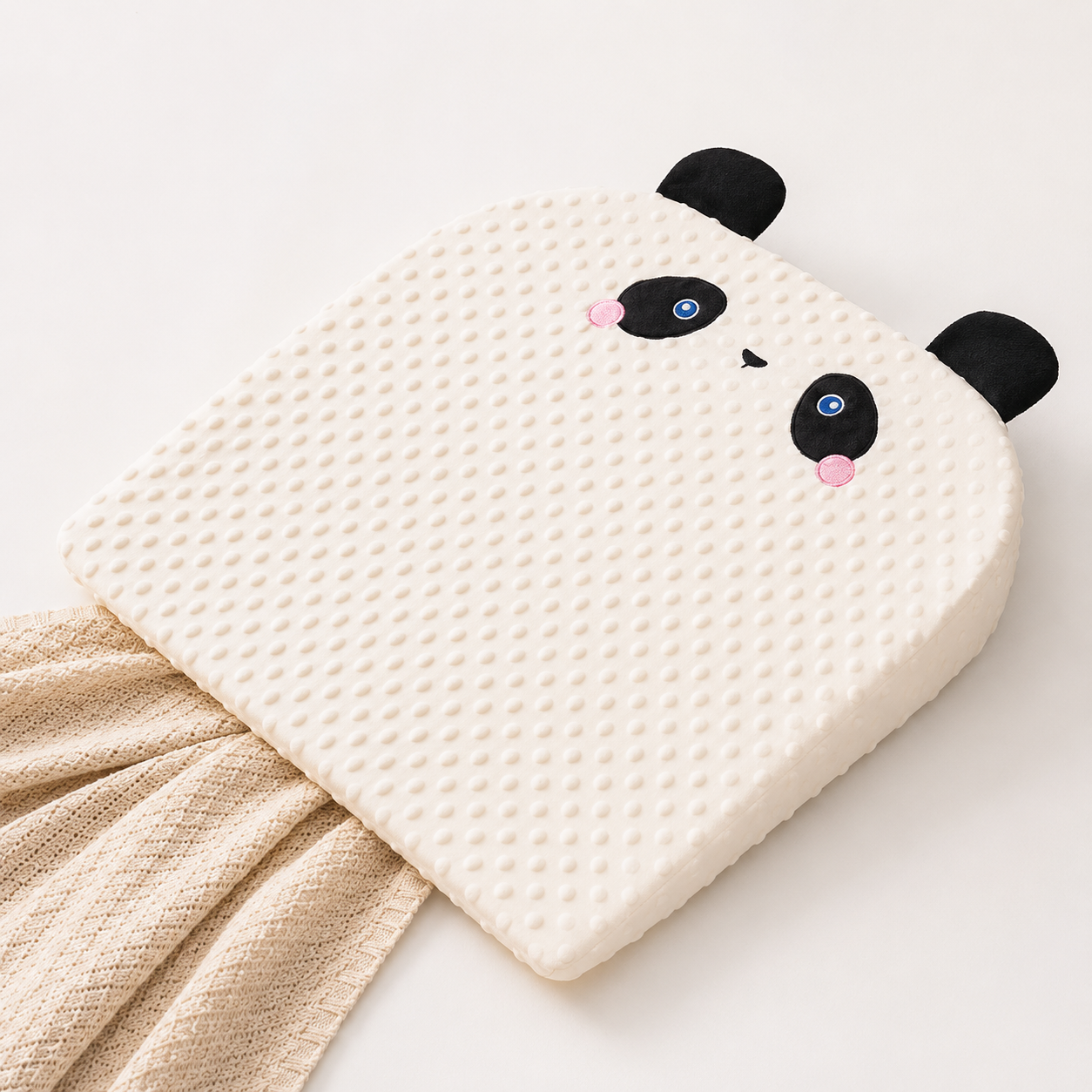 Bamboo Nursing Pillow | Anti-Reflux Design, Soft Cotton Cover 0