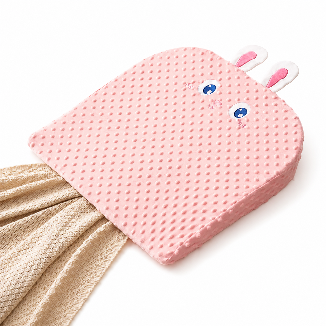 Bamboo Nursing Pillow | Anti-Reflux Design, Soft Cotton Cover 5