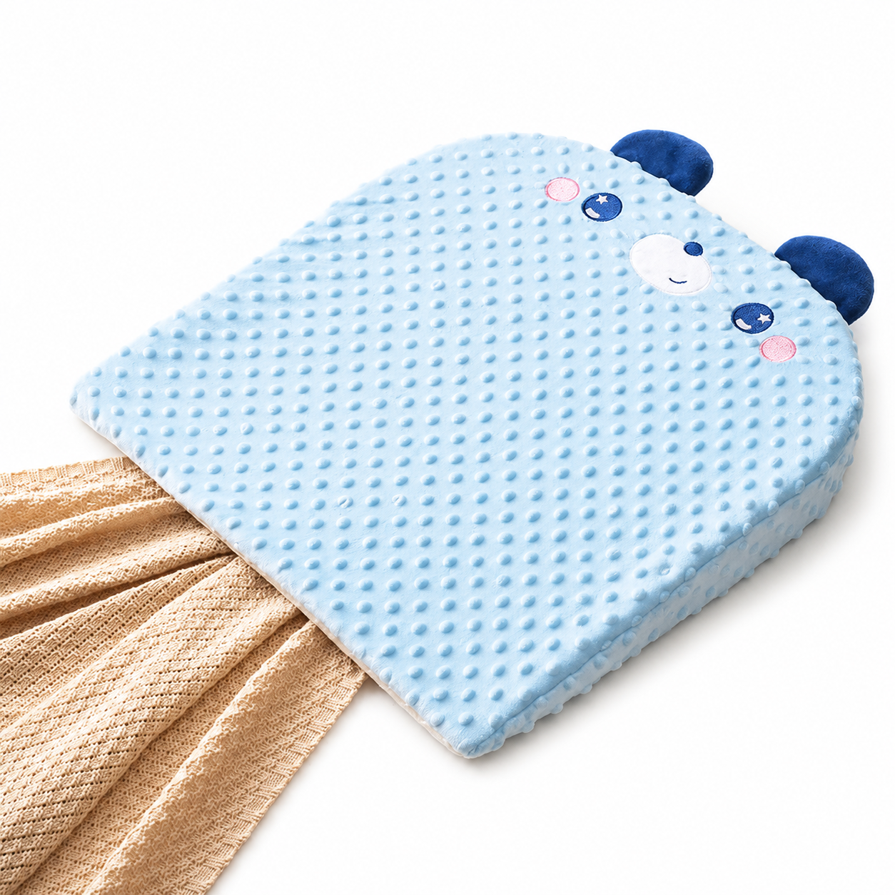 Bamboo Nursing Pillow | Anti-Reflux Design, Soft Cotton Cover 6