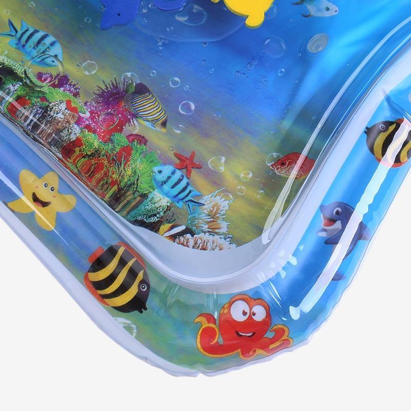 Bubbles Tummy Time Mat | Inflatable, Leakproof Baby Play Mat 5