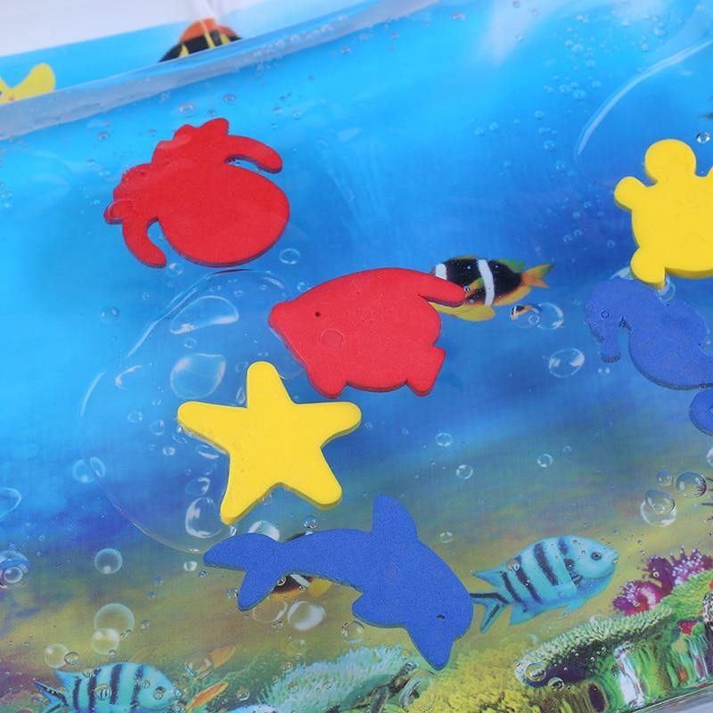 Bubbles Tummy Time Mat | Inflatable, Leakproof Baby Play Mat 6