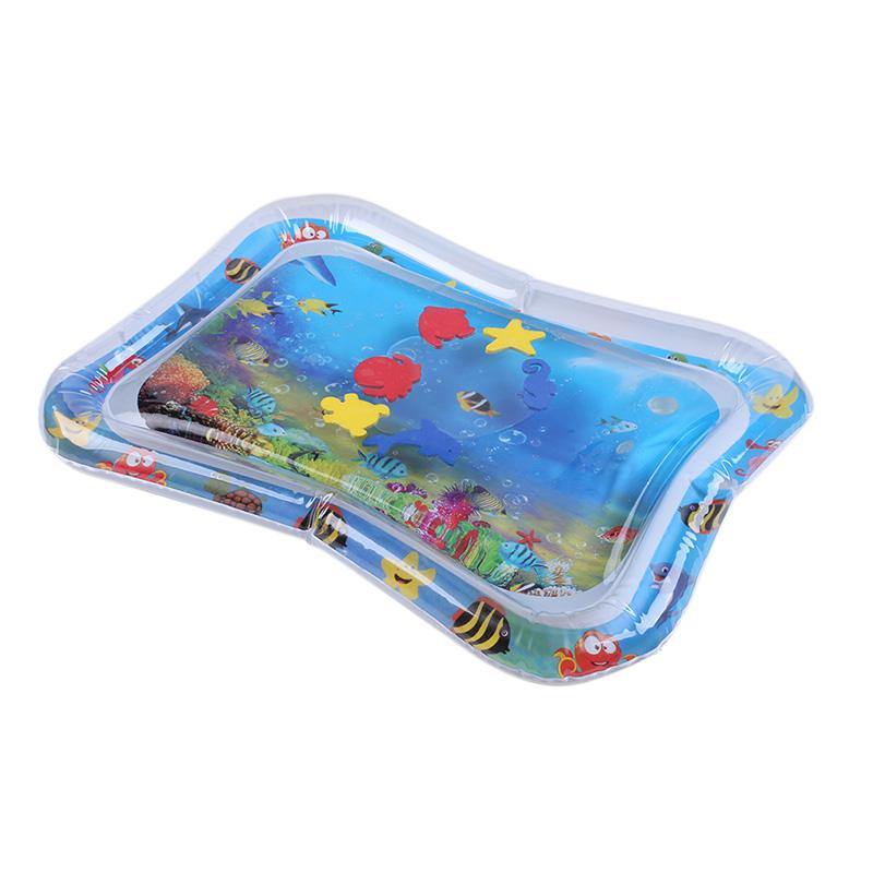 Bubbles Tummy Time Mat | Inflatable, Leakproof Baby Play Mat 7