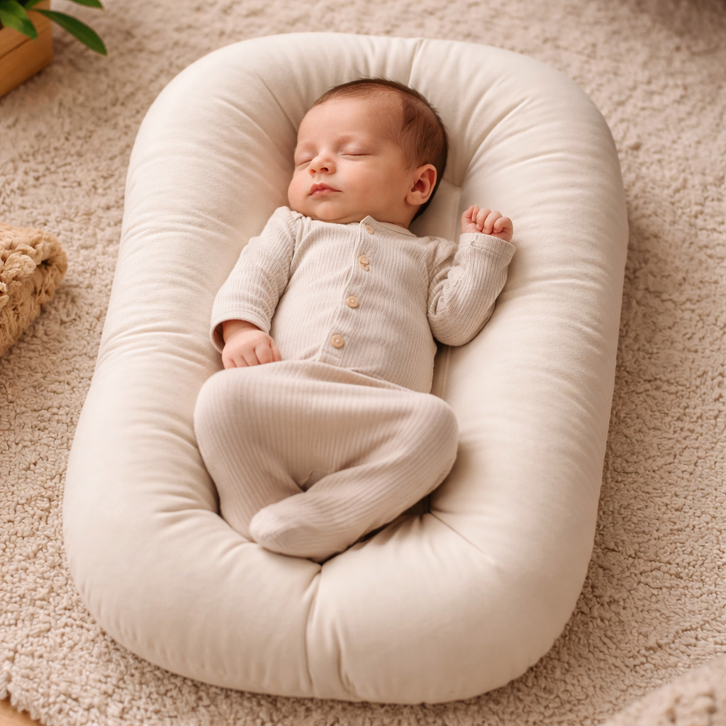 Bubbly Baby Lounger | Cozy Newborn Infant Design for 0-9 Months 0