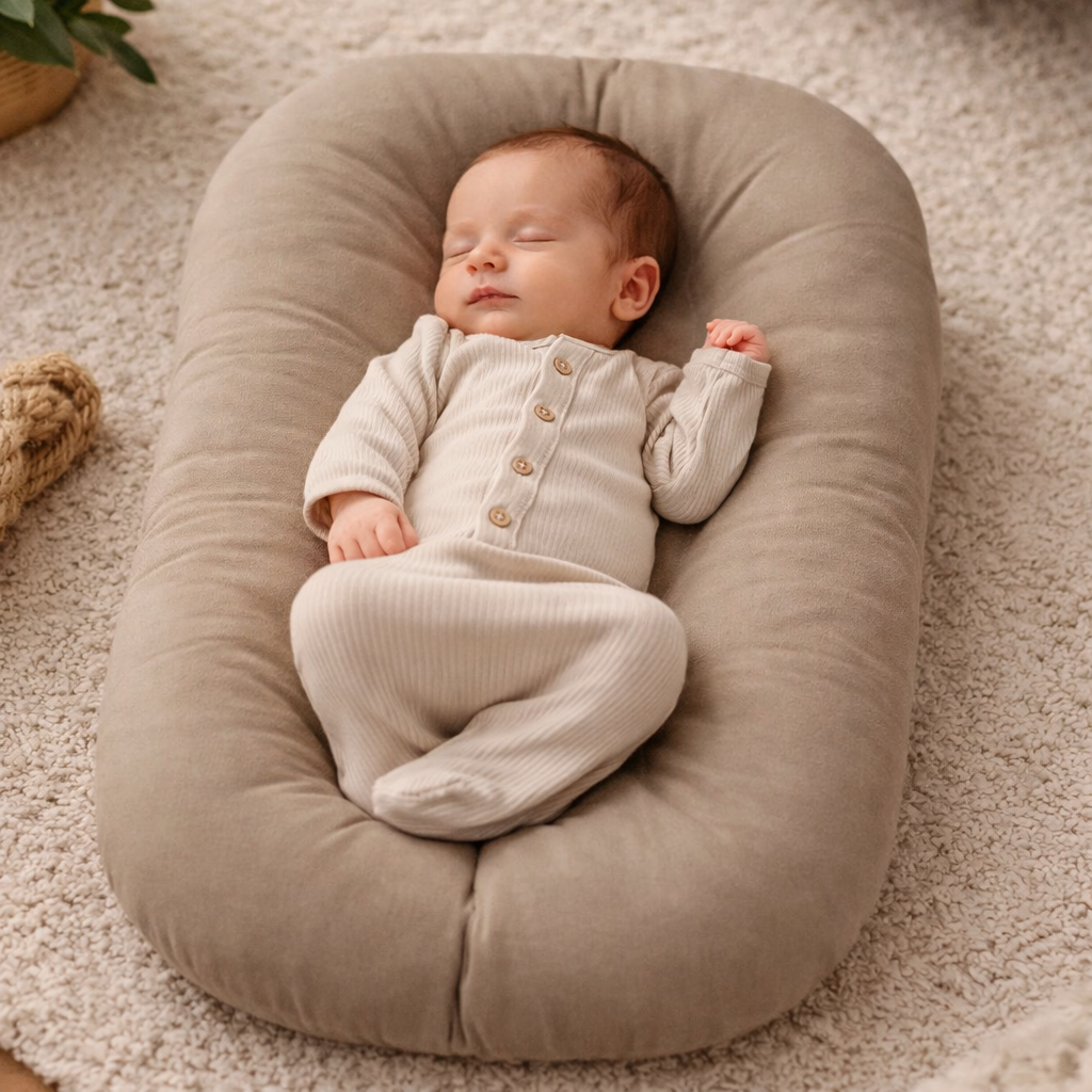 Bubbly Baby Lounger | Cozy Newborn Infant Design for 0-9 Months 10