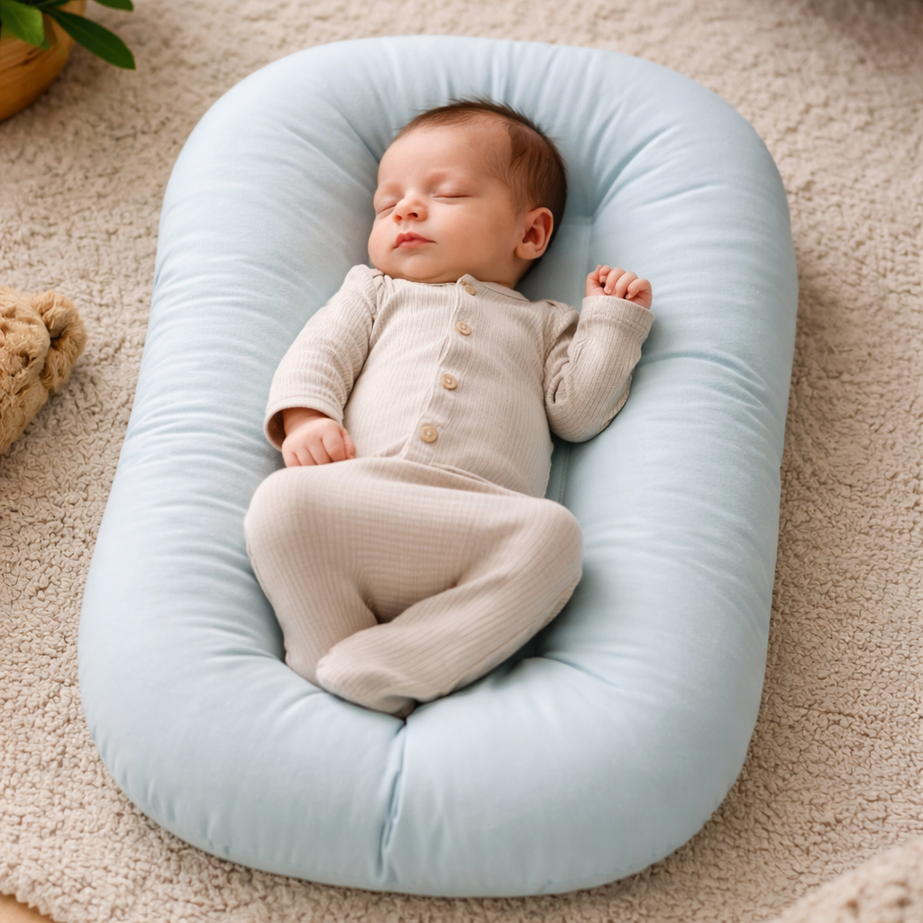 Bubbly Baby Lounger | Cozy Newborn Infant Design for 0-9 Months 11
