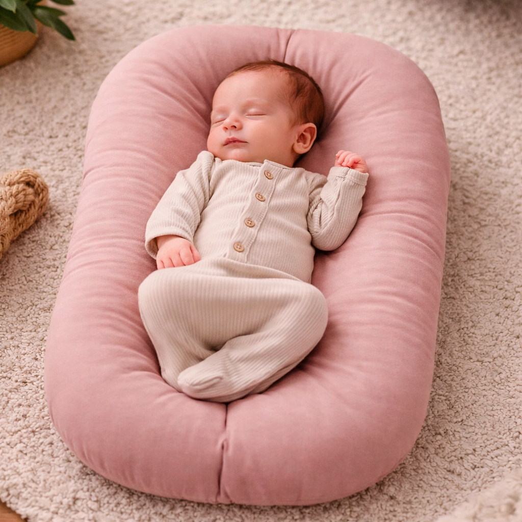 Bubbly Baby Lounger | Cozy Newborn Infant Design for 0-9 Months 12