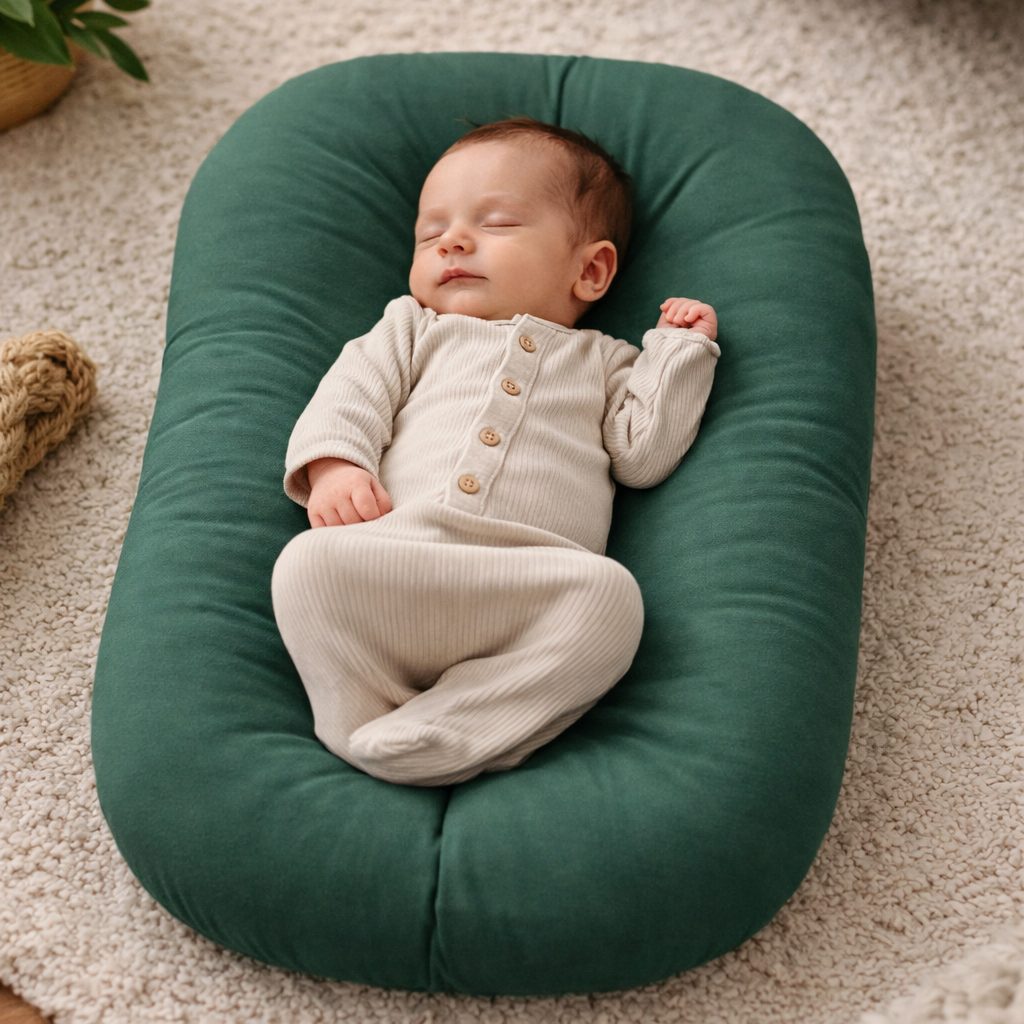 Bubbly Baby Lounger | Cozy Newborn Infant Design for 0-9 Months 9