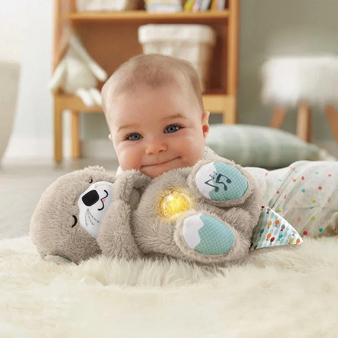 Bubbly Otter Plush Toy | 11 Sensory Features, Extra-Soft Fabric 1
