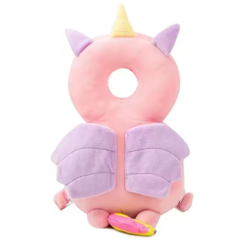 Buzzy Head Protector Pillow | Lightweight, Cotton, Adorable Animal Designs 15
