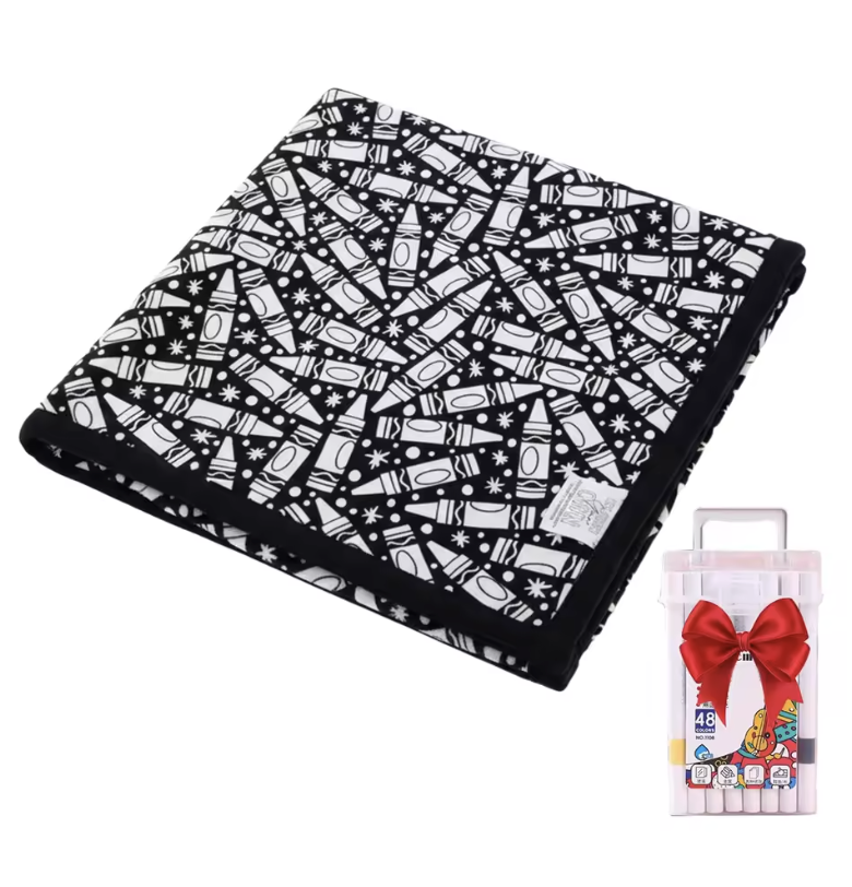 CreaCraft Blanket | DIY Colouring, Soft Plush 10