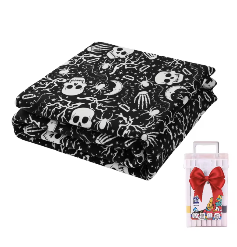 CreaCraft Blanket | DIY Colouring, Soft Plush 12