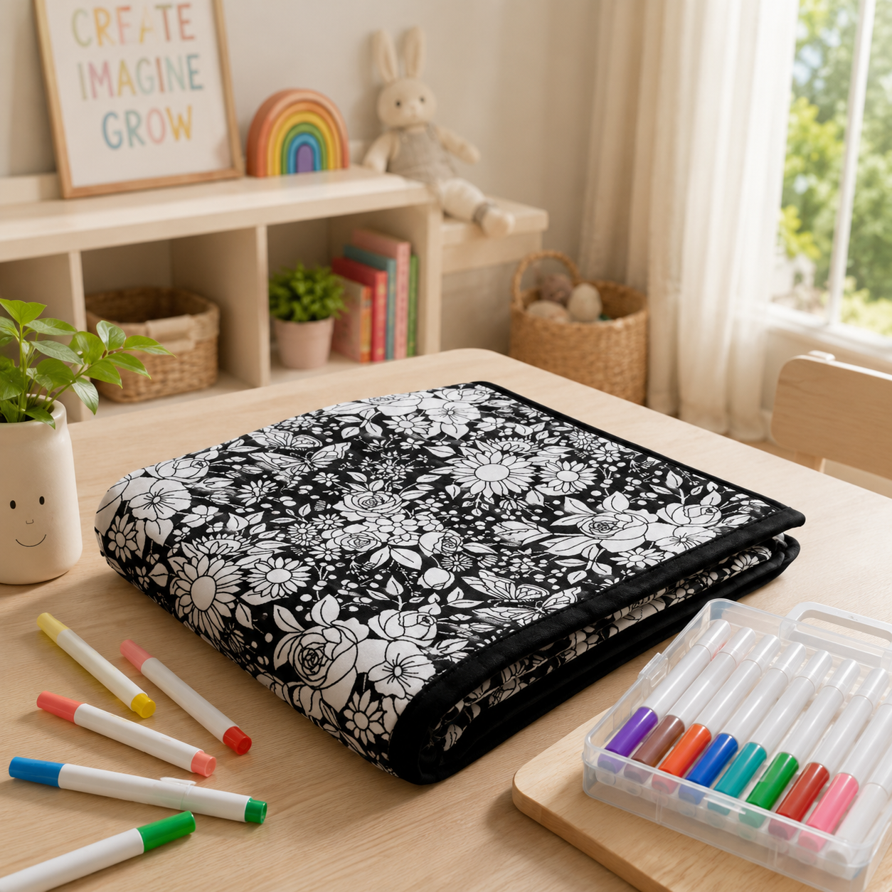 CreaCraft Blanket | DIY Colouring, Soft Plush 2