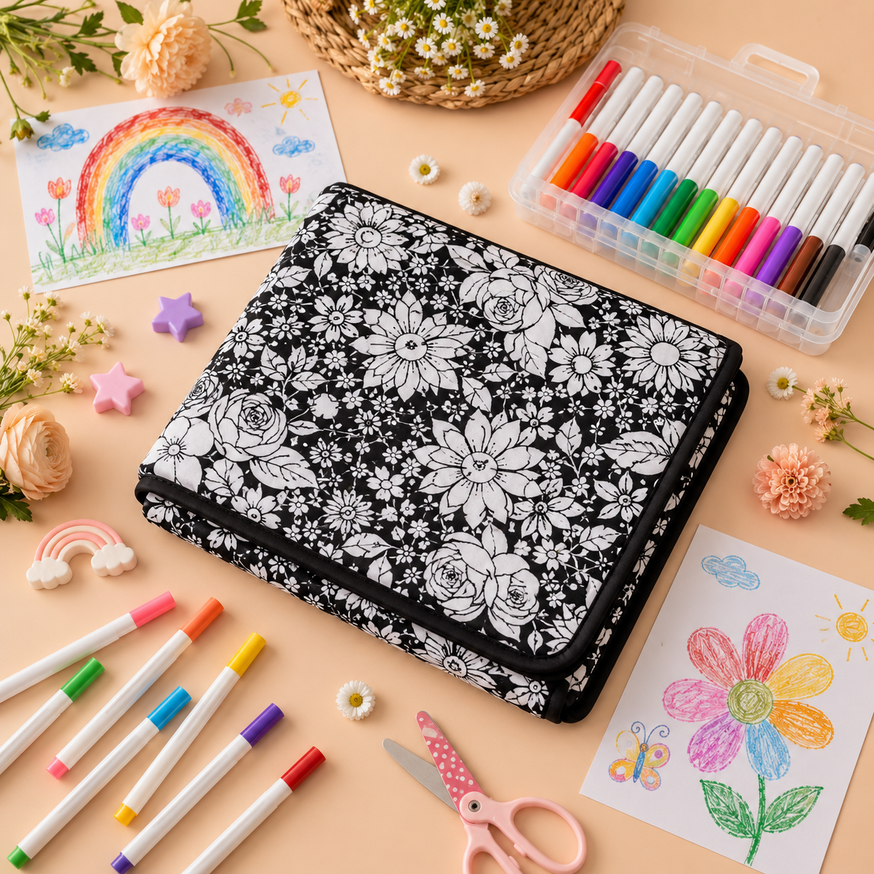 CreaCraft Blanket | DIY Colouring, Soft Plush 4