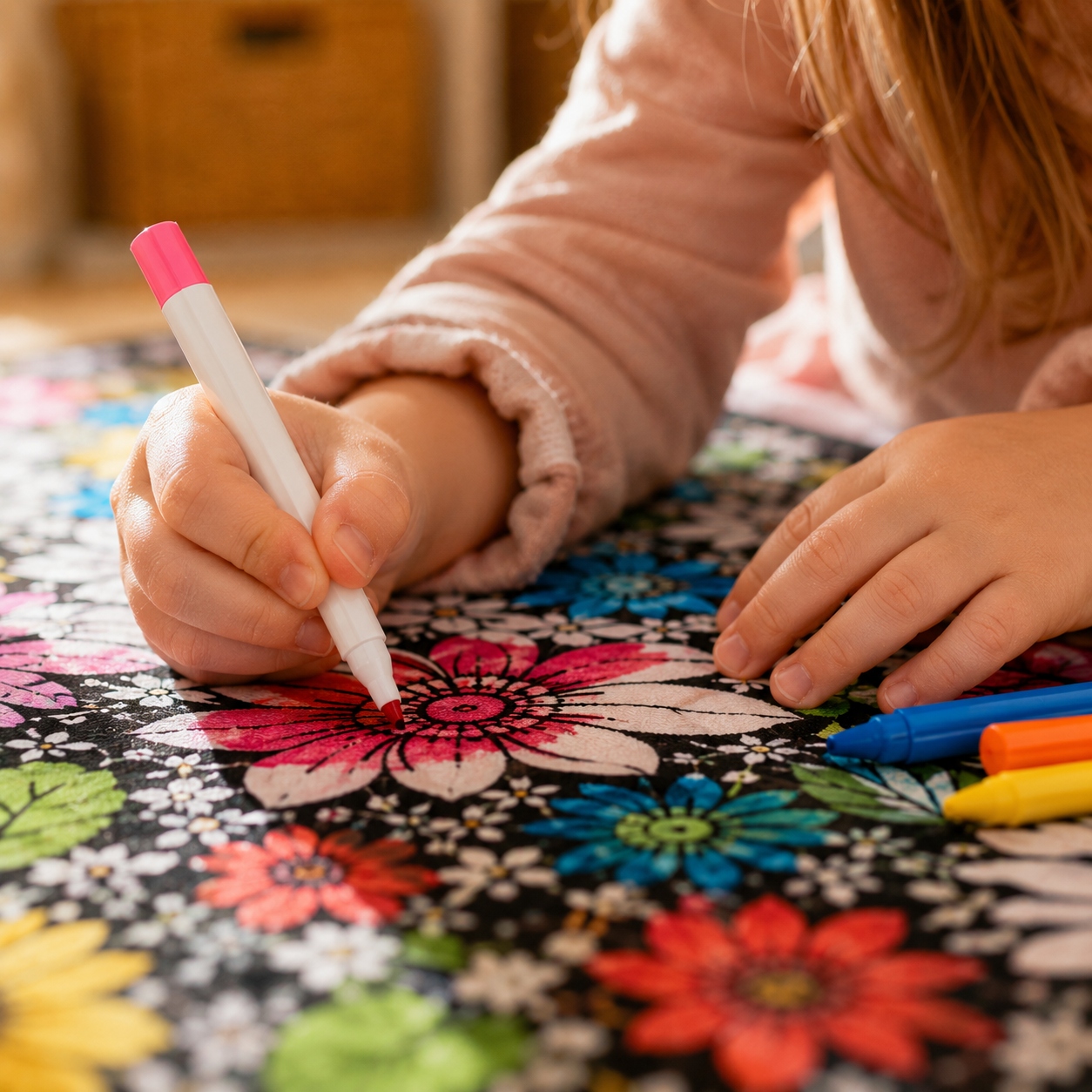 CreaCraft Blanket | DIY Colouring, Soft Plush 8