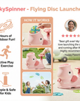 Elephanto Disc Launcher | Indoor & Outdoor Fun, Includes Discs and Safety Glasses 2