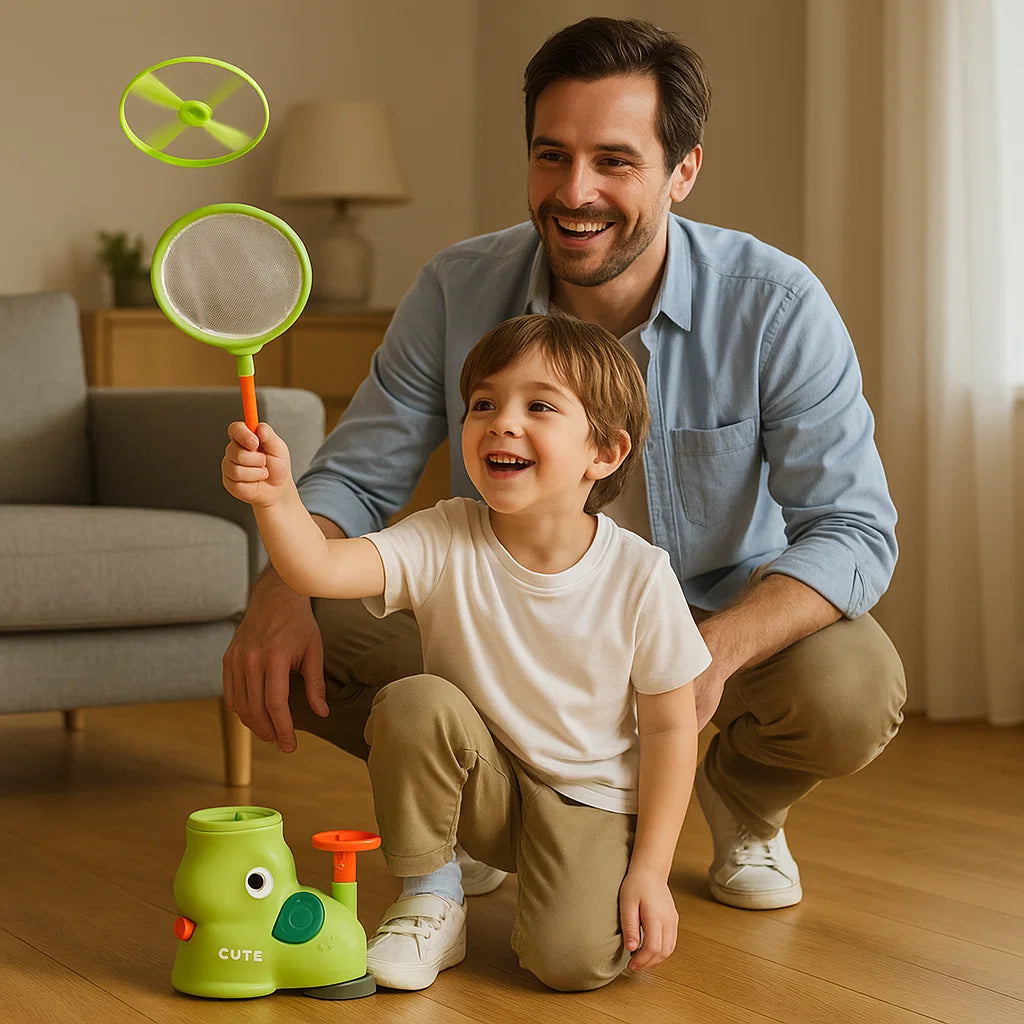 Elephanto Disc Launcher | Indoor & Outdoor Fun, Includes Discs and Safety Glasses 6