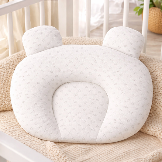 Ergonomic Baby Pillow | Pillows | Nurture Head Pillow for Safe SleepThis head-shaping pillow is expertly designed to cradle your baby's head, promoting sound sleep while preventing flat spots. With a focus on comfort and safety, it provides essential supp