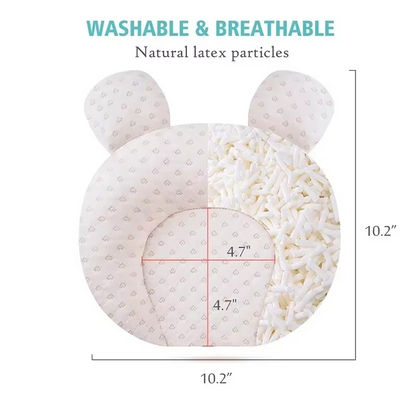 Ergonomic Baby Pillow | Pillows | Nurture Head Pillow for Safe SleepThis head-shaping pillow is expertly designed to cradle your baby's head, promoting sound sleep while preventing flat spots. With a focus on comfort and safety, it provides essential supp