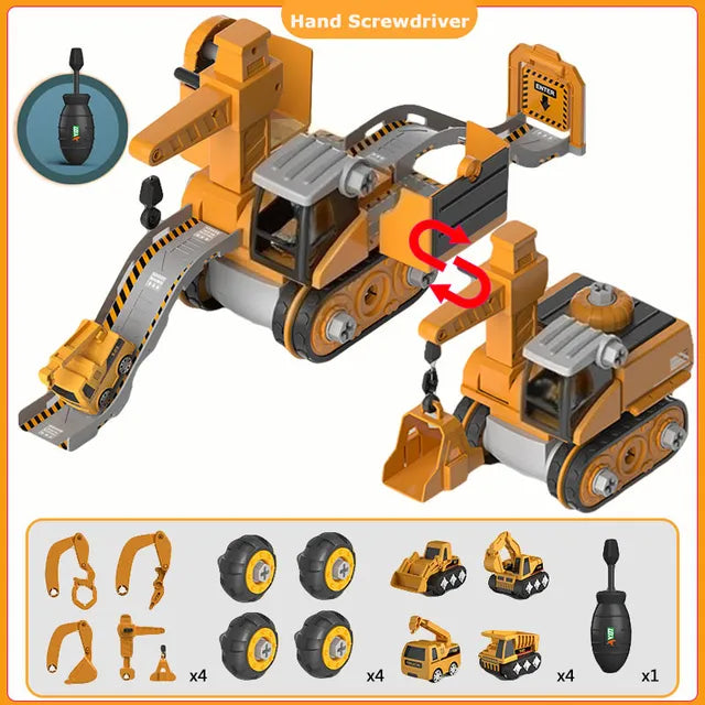 Mighty Builder Set | Educational Building Toys, Durable ABS Blocks for Kids 4