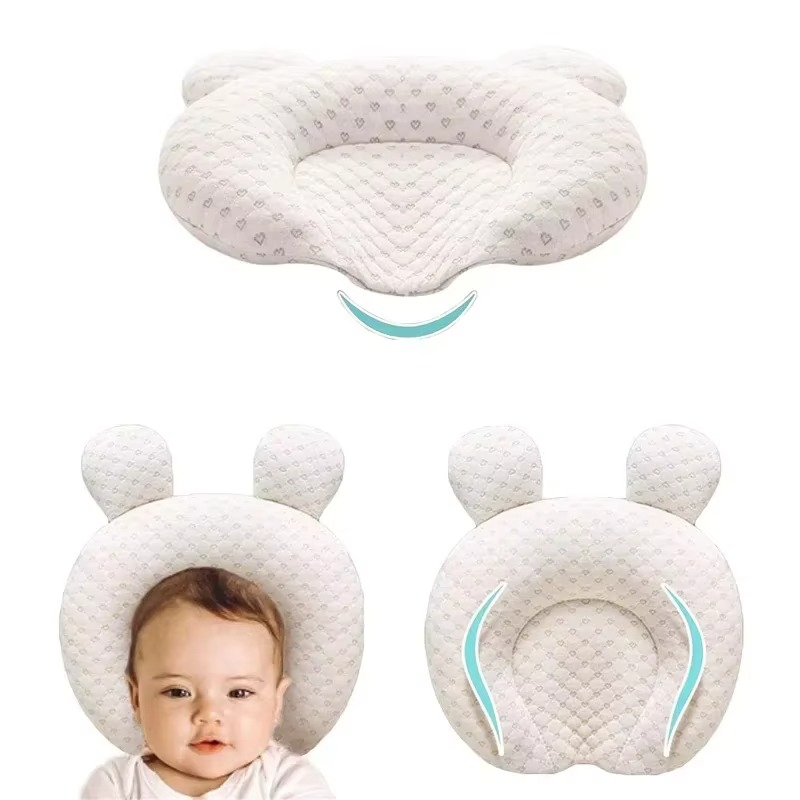 Nurture Baby Pillow | Ergonomic, Hypoallergenic Cotton, Breathable 1