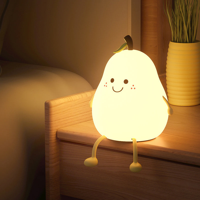 Pear Shaped Night Light With Soft Adjustable Glow 0