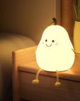 Pear Shaped Night Light With Soft Adjustable Glow 0