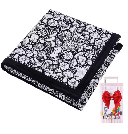 Soft DIY Drawing Blanket | Uncategorized | Create Your Own Cozy Masterpiece with CreaCraft BlanketThe CreaCraft Blanket transforms relaxation time into a creative experience. This unique DIY blanket allows kids and teens to express their imagination by co