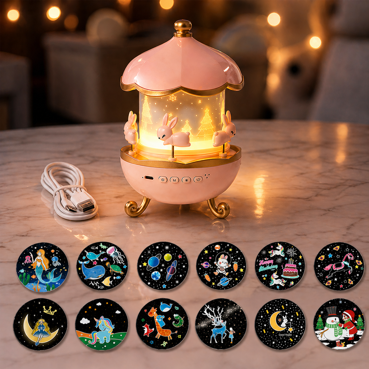 Star Projector Night Light 9
