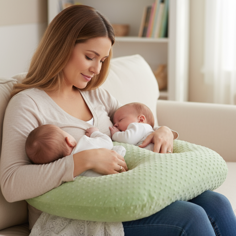 Twin Nursing Pillow | Nursing Pillows | Tandem Haven Nursing Pillow: The Ultimate Support for Twin MomsDesigned specifically for the unique journey of twin motherhood, the Tandem Haven Nursing Pillow offers a perfect blend of comfort, support, and conveni