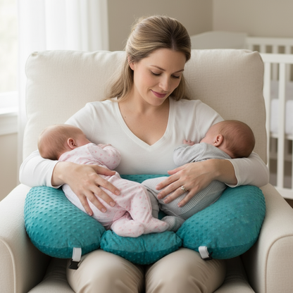 Twin Nursing Pillow | Nursing Pillows | Tandem Haven Nursing Pillow: The Ultimate Support for Twin MomsDesigned specifically for the unique journey of twin motherhood, the Tandem Haven Nursing Pillow offers a perfect blend of comfort, support, and conveni