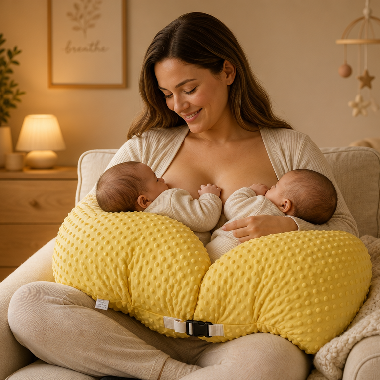 Twin Nursing Pillow | Nursing Pillows | Tandem Haven Nursing Pillow: The Ultimate Support for Twin MomsDesigned specifically for the unique journey of twin motherhood, the Tandem Haven Nursing Pillow offers a perfect blend of comfort, support, and conveni