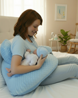 Tandem Haven Nursing Pillow | Ergonomic Support for Twins, Soft Fabric, Easy Care 16