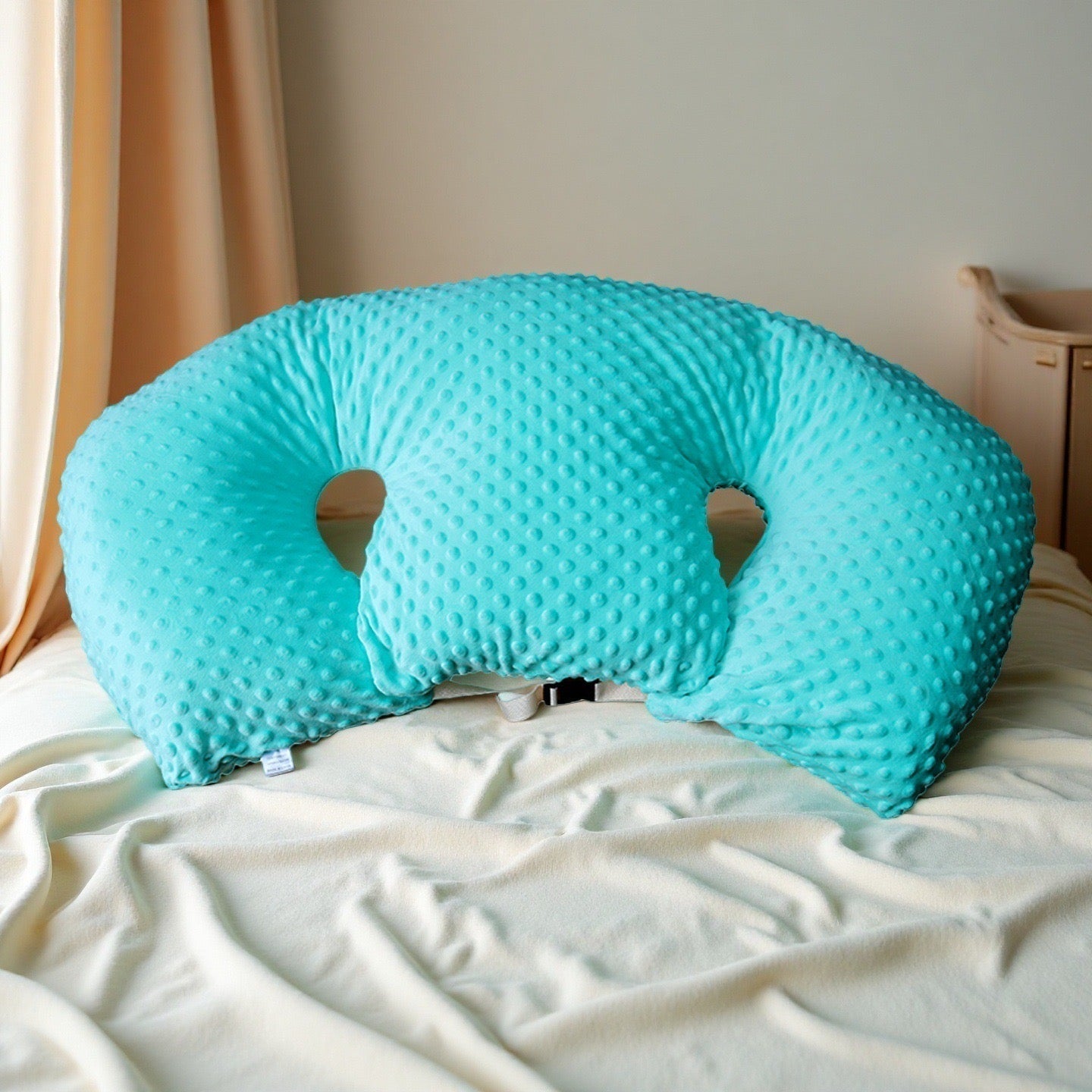 Tandem Haven Nursing Pillow | Ergonomic Support for Twins, Soft Fabric, Easy Care 17