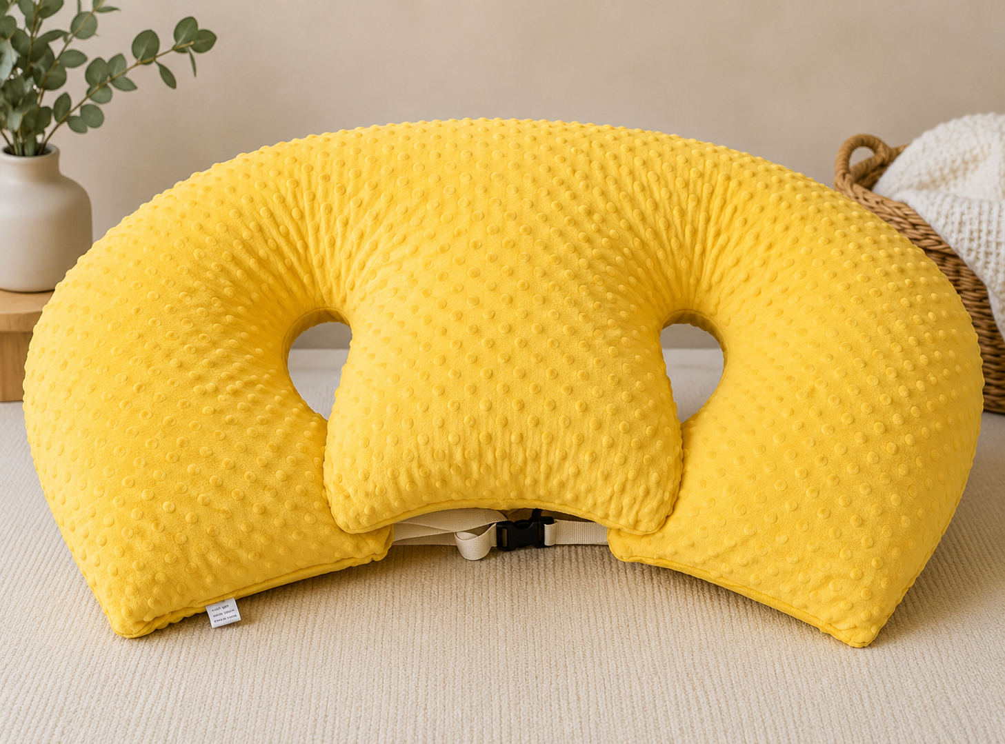 Tandem Haven Nursing Pillow | Ergonomic Support for Twins, Soft Fabric, Easy Care 20