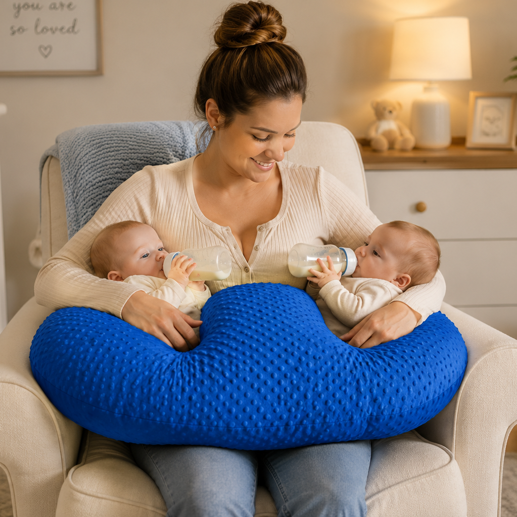 Twin Nursing Pillow | Nursing Pillows | Tandem Haven Nursing Pillow: The Ultimate Support for Twin MomsDesigned specifically for the unique journey of twin motherhood, the Tandem Haven Nursing Pillow offers a perfect blend of comfort, support, and conveni