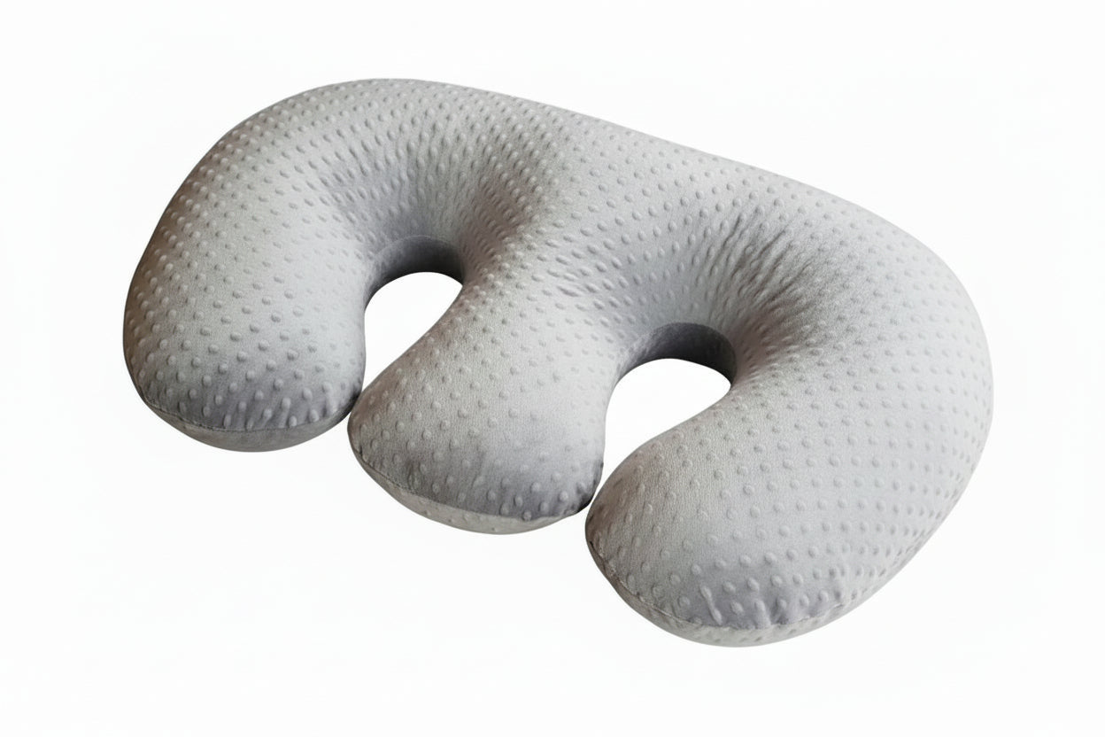 Tandem Haven Nursing Pillow | Ergonomic Support for Twins, Soft Fabric, Easy Care 3