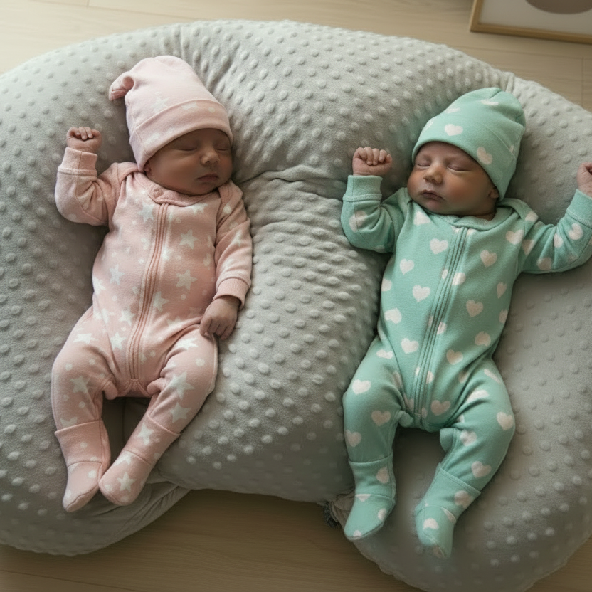 Twin Nursing Pillow | Nursing Pillows | Tandem Haven Nursing Pillow: The Ultimate Support for Twin MomsDesigned specifically for the unique journey of twin motherhood, the Tandem Haven Nursing Pillow offers a perfect blend of comfort, support, and conveni