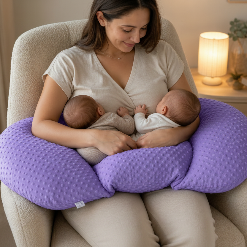 Twin Nursing Pillow | Nursing Pillows | Tandem Haven Nursing Pillow: The Ultimate Support for Twin MomsDesigned specifically for the unique journey of twin motherhood, the Tandem Haven Nursing Pillow offers a perfect blend of comfort, support, and conveni